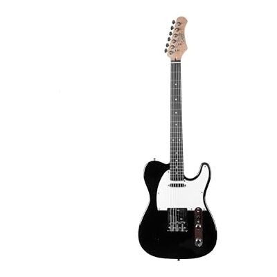 EKO GUITARS – Guitare Électrique TL‑300, Corps en Peuplier, Manche en Érable, Touche en Laurier, 2 Micros Single‑Coil, Chevalet de type Tele, 22 frettes, Couleur Noir - Publicité EKO GUITARS – Guitare Électrique TL‑300, Corps en Peuplier, Manche en Érable, Touche en Laurier, 2 Micros Single‑Coil, Chevalet de type Tele, 22 frettes, Couleur Noir - Publicité
