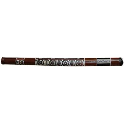 TANGA Didgeridoo en bambou. 120 cm de longitud. décoré avec motifs africains - Publicité TANGA Didgeridoo en bambou. 120 cm de longitud. décoré avec motifs africains - Publicité