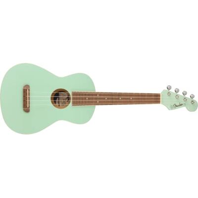 Fender Avalon Ukulélé Ténor Débutant Cordes Nylon Vert Surf Saxophone ténor au son plus grave, chevalet sans nœud, cours virtuels gratuits inclus, idéal pour les débutants - Publicité Fender Avalon Ukulélé Ténor Débutant Cordes Nylon Vert Surf Saxophone ténor au son plus grave, chevalet sans nœud, cours virtuels gratuits inclus, idéal pour les débutants - Publicité