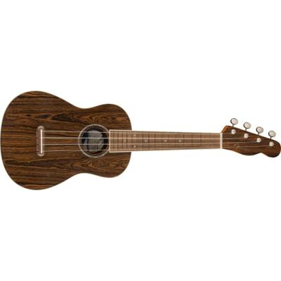 Fender Zuma Exotic Concert Ukulele, Walnut Fingerboard, in Bocote - Publicité Fender Zuma Exotic Concert Ukulele, Walnut Fingerboard, in Bocote - Publicité