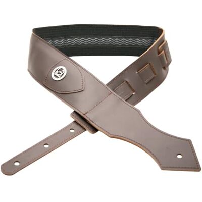 BG Sangle Premium en Cuir Marron GLB15 Sangle pour Guitares et basses - Publicité BG Sangle Premium en Cuir Marron GLB15 Sangle pour Guitares et basses - Publicité