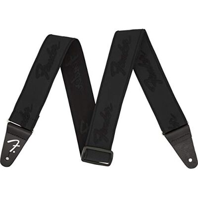 Fender WeightLess Sangle de Guitare Rembourrée Noir 5 cm (2") Sangle confortable pour guitare électrique & acoustique, rembourrage léger, logo , réglable, noir - Publicité Fender WeightLess Sangle de Guitare Rembourrée Noir 5 cm (2") Sangle confortable pour guitare électrique & acoustique, rembourrage léger, logo , réglable, noir - Publicité