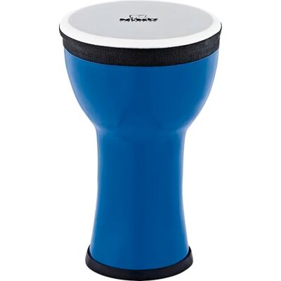 Nino Percussion Elements Mini Djembe – Petit Instrument de Musique pour Enfants à partir de 3 ans – Diamètre de 6 pouces – Plastique, Bleu (NINO-EMDJ-BB) - Publicité Nino Percussion Elements Mini Djembe – Petit Instrument de Musique pour Enfants à partir de 3 ans – Diamètre de 6 pouces – Plastique, Bleu (NINO-EMDJ-BB) - Publicité