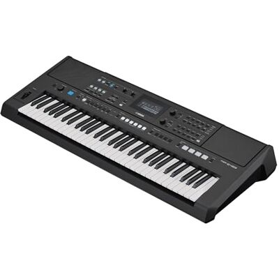 Yamaha PSR-E483 Keyboard – Clavier Portable Moderne avec 61 Touches Sensibles, 860 Voices dont 15 Super Articulation Lite, 345 Styles, Haut-Parleurs Puissants et USB-C – Noir - Publicité Yamaha PSR-E483 Keyboard – Clavier Portable Moderne avec 61 Touches Sensibles, 860 Voices dont 15 Super Articulation Lite, 345 Styles, Haut-Parleurs Puissants et USB-C – Noir - Publicité