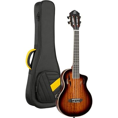 Ortega Guitars Ukulélé Ténor Électro-Acoustique – Corps Plein – Tourplayer Series – Housse Incluse – Acacia/Okoumé, Brun (RTPX-U-ACA) - Publicité Ortega Guitars Ukulélé Ténor Électro-Acoustique – Corps Plein – Tourplayer Series – Housse Incluse – Acacia/Okoumé, Brun (RTPX-U-ACA) - Publicité