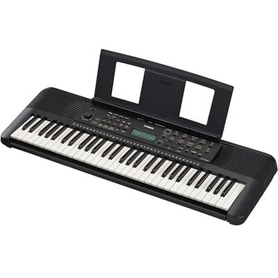 Yamaha PSR-E283 Clavier d'initiation compact, 410 sonorités d'instruments, 150 styles d'accompagnement et 122 morceaux, 2 cours en ligne avec le professeur de l'école de musique Music School - Publicité Yamaha PSR-E283 Clavier d'initiation compact, 410 sonorités d'instruments, 150 styles d'accompagnement et 122 morceaux, 2 cours en ligne avec le professeur de l'école de musique Music School - Publicité