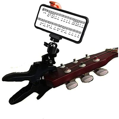 AUXPhome Utilisation polyvalente – Support de fixation pour guitare, ukulélé, smartphone, tête de guitare, téléphone portable, téléphone portable, smartphone et caméra d'action pour les paysages - Publicité AUXPhome Utilisation polyvalente – Support de fixation pour guitare, ukulélé, smartphone, tête de guitare, téléphone portable, téléphone portable, smartphone et caméra d'action pour les paysages - Publicité