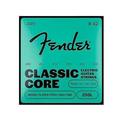 Fender 255L Classic Core Nickel Plated Steel/Ballend 009/042 - Publicité Fender 255L Classic Core Nickel Plated Steel/Ballend 009/042 - Publicité