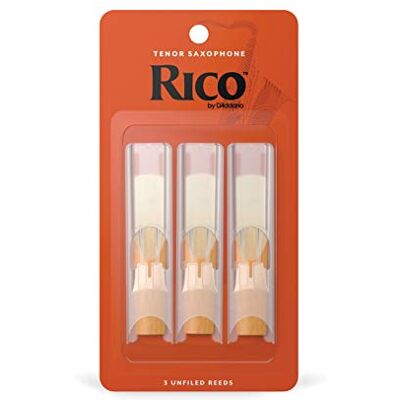 D'Addario Rico Organic Anches pour Saxophone Ténor Force 1.5, Pack de 3 - Publicité D'Addario Rico Organic Anches pour Saxophone Ténor Force 1.5, Pack de 3 - Publicité