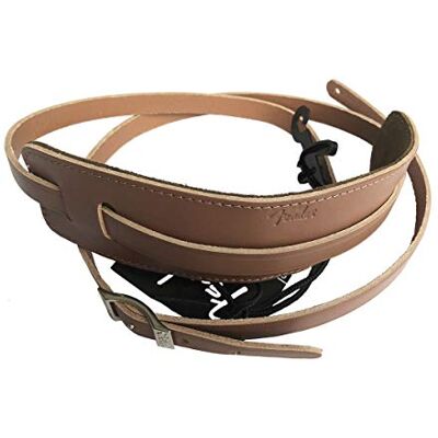 Fender Vintage Deluxe Sangle Guitare Cuir Premium Marron Cuir premium, style vintage, compatible guitare électrique & acoustique, confort longue durée, finition luxe marron - Publicité Fender Vintage Deluxe Sangle Guitare Cuir Premium Marron Cuir premium, style vintage, compatible guitare électrique & acoustique, confort longue durée, finition luxe marron - Publicité