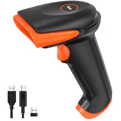 Tera Bluetooth Lecteur de Code Barres 2D 1D sans Fil 2.4GHz, Douchette Scanner Omnidirectionnel de QR Code avec USB, Batterie de 2000mAh, Automatique Mains Libres Modèle HW0002-1 - Publicité Tera Bluetooth Lecteur de Code Barres 2D 1D sans Fil 2.4GHz, Douchette Scanner Omnidirectionnel de QR Code avec USB, Batterie de 2000mAh, Automatique Mains Libres Modèle HW0002-1 - Publicité