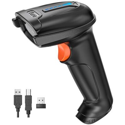 Tera Scanner de Codes-Barres QR, sans Fil, USB 1D 2D, Lecteur de Codes-Barres sans Fil pour numériques/imprimés, Fonctionne avec Windows Mac Linux, D5100 - Publicité Tera Scanner de Codes-Barres QR, sans Fil, USB 1D 2D, Lecteur de Codes-Barres sans Fil pour numériques/imprimés, Fonctionne avec Windows Mac Linux, D5100 - Publicité