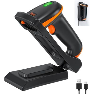 Tera D5100-CR Support Mural 1D 2D QR sans Fil 2,4 GHz Filaire USB 2.0 Filaire Scanner Manuel Lecteur de Code Barre Mural avec Support Pliable réglable - Publicité Tera D5100-CR Support Mural 1D 2D QR sans Fil 2,4 GHz Filaire USB 2.0 Filaire Scanner Manuel Lecteur de Code Barre Mural avec Support Pliable réglable - Publicité