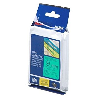 Brother Ruban pour étiqueteuse 9mm rubans d'étiquettes (Noir sur vert, TZe, Gris, Transfert thermique, , PT-1280HK, PT-1280SN, PT-1280KT, PT-D200HK, PT-1100SN, PT-1100KT, PT-2100VP, PT-2730, PT-7600,...) - Publicité Brother Ruban pour étiqueteuse 9mm rubans d'étiquettes (Noir sur vert, TZe, Gris, Transfert thermique, , PT-1280HK, PT-1280SN, PT-1280KT, PT-D200HK, PT-1100SN, PT-1100KT, PT-2100VP, PT-2730, PT-7600,...) - Publicité
