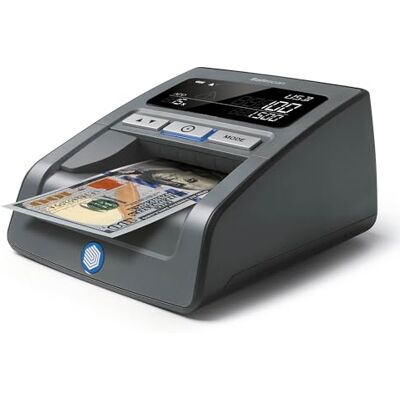 Safescan 185-S détecteur de faux billets automatique pour vérifier rapidement les billets Compatible avec le Dollar Avec détection sur 7 points Machine de vérification d'argent 100% précise - Publicité Safescan 185-S détecteur de faux billets automatique pour vérifier rapidement les billets Compatible avec le Dollar Avec détection sur 7 points Machine de vérification d'argent 100% précise - Publicité