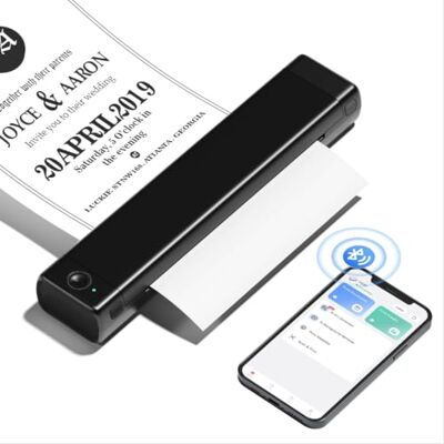 Phomemo M08F Imprimantes à reçu Thermique A4 Portable Bluetooth, Noire Bluetooth Sans Fil Avec Batterie Intégrée. Compatible Avec iOS Et Android, Adaptée Au Bureau, Aux Études Et Aux Documents - Publicité Phomemo M08F Imprimantes à reçu Thermique A4 Portable Bluetooth, Noire Bluetooth Sans Fil Avec Batterie Intégrée. Compatible Avec iOS Et Android, Adaptée Au Bureau, Aux Études Et Aux Documents - Publicité