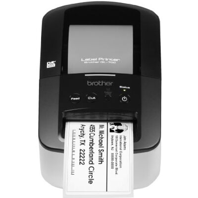 Brother Étiqueteuse QL-700 pour bureau - Publicité Brother Étiqueteuse QL-700 pour bureau - Publicité