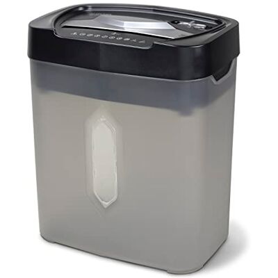 Aurora AU1232XB Destructeur de papier/cartes de crédit anti-bourrage 12 feuilles avec corbeille de 5,2 gallons (noir/gris semi-translucide) - Publicité Aurora AU1232XB Destructeur de papier/cartes de crédit anti-bourrage 12 feuilles avec corbeille de 5,2 gallons (noir/gris semi-translucide) - Publicité