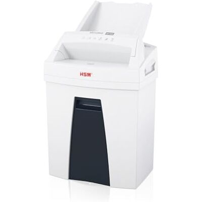 HSM SECURIO AF100 Destructeur de Documents I Coupe croisée 4x25 mm I 100 Feuilles - Publicité HSM SECURIO AF100 Destructeur de Documents I Coupe croisée 4x25 mm I 100 Feuilles - Publicité