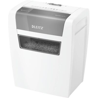 Leitz – Destructeur de documents Coupe Croisée – IQ Home, Jusqu’à 6 feuilles 80 g/m², Corbeille 15L, Blanc, Fonctionnement Silencieux, 80340000 - Publicité Leitz – Destructeur de documents Coupe Croisée – IQ Home, Jusqu’à 6 feuilles 80 g/m², Corbeille 15L, Blanc, Fonctionnement Silencieux, 80340000 - Publicité