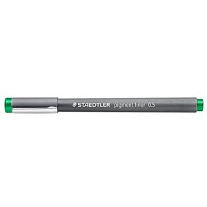 Staedtler Pigment Liner 308 Feutre Pointe Calibrée 0.5 Mm Vert - Publicité Staedtler Pigment Liner 308 Feutre Pointe Calibrée 0.5 Mm Vert - Publicité