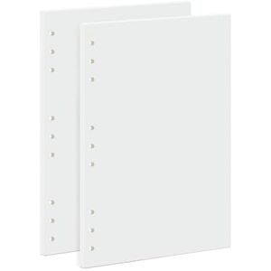 OVISEEN 90 Feuilles Papier Recharge B5 en Vierges, 9 Trous Feuillets Mobiles de Papier Vierge Non Ligné 100g/m² Universel pour Croquis, Journal et Bureau (18 x 25,5 cm) - Publicité OVISEEN 90 Feuilles Papier Recharge B5 en Vierges, 9 Trous Feuillets Mobiles de Papier Vierge Non Ligné 100g/m² Universel pour Croquis, Journal et Bureau (18 x 25,5 cm) - Publicité