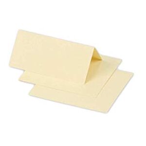 Clairefontaine 75076C Paquet de 25 Marque-Places Format 8,5x8cm 210g/m² Coloris Chamois Invitation Evènements et Correspondance Gamme Pollen Papier Premium Lisse - Publicité Clairefontaine 75076C Paquet de 25 Marque-Places Format 8,5x8cm 210g/m² Coloris Chamois Invitation Evènements et Correspondance Gamme Pollen Papier Premium Lisse - Publicité