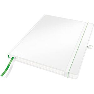 Leitz Cahier de qualité Complete B5 carré (iPad, format tablette), 160 pages, 80 feuilles, couverture rigide, papier 100 g/m² certifié FSC, fermeture, marque-page, passant pour stylo, blanc, 44730001 - Publicité Leitz Cahier de qualité Complete B5 carré (iPad, format tablette), 160 pages, 80 feuilles, couverture rigide, papier 100 g/m² certifié FSC, fermeture, marque-page, passant pour stylo, blanc, 44730001 - Publicité