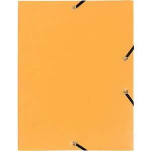 Exacompta Réf. 55909E 1 chemise à élastiques économique pochette 3 rabats en polypropylène opaque dimensions 24 x 32 cm pour documents au format A4 couleur jaune - Publicité Exacompta Réf. 55909E 1 chemise à élastiques économique pochette 3 rabats en polypropylène opaque dimensions 24 x 32 cm pour documents au format A4 couleur jaune - Publicité