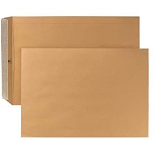 POSTHORN MADE BY BONG Posthorn Lot de 250 enveloppes d'expédition autocollantes E4 sans fenêtre Marron Pour correspondance quotidienne, courrier d'affaires et autres 400 x 280 x 1 mm 150 g/m² - Publicité POSTHORN MADE BY BONG Posthorn Lot de 250 enveloppes d'expédition autocollantes E4 sans fenêtre Marron Pour correspondance quotidienne, courrier d'affaires et autres 400 x 280 x 1 mm 150 g/m² - Publicité