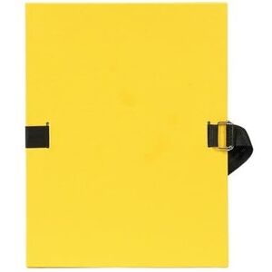 Exacompta Réf. 729E Carton de 10 chemises à dos extensible en papier toilé couleur dos extensible jusqu'à 13 cm fermeture par sangle dim 24 x 32 cm pour format A4 couleur jaune - Publicité Exacompta Réf. 729E Carton de 10 chemises à dos extensible en papier toilé couleur dos extensible jusqu'à 13 cm fermeture par sangle dim 24 x 32 cm pour format A4 couleur jaune - Publicité