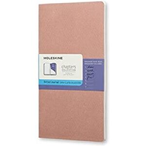 Moleskine Chapters Journal, Slim Large, Dotted, Old Rose, Soft Cover (4.5 X 8.25) - Publicité Moleskine Chapters Journal, Slim Large, Dotted, Old Rose, Soft Cover (4.5 X 8.25) - Publicité