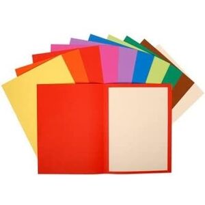 Exacompta Réf. 160300E 10 paquets de 10 chemises rigides FLASH 220 g/m2 aux teintes vives 100% recyclées et certifiées Ange Bleu dimensions 24x32 cm pour format A4 10 couleurs assorties - Publicité Exacompta Réf. 160300E 10 paquets de 10 chemises rigides FLASH 220 g/m2 aux teintes vives 100% recyclées et certifiées Ange Bleu dimensions 24x32 cm pour format A4 10 couleurs assorties - Publicité