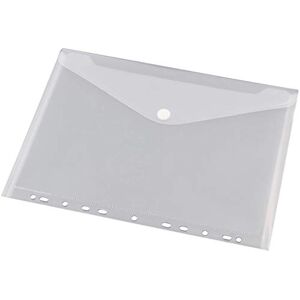 Europel Lot de 10 Pochettes Enveloppes perforée A4 avec Fermeture Auto-Agrippante en polypropylène, 135361 couleur blanc. Publicité Europel Lot de 10 Pochettes Enveloppes perforée A4 avec Fermeture Auto-Agrippante en polypropylène, 135361 couleur blanc. Publicité