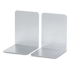 MAUL Serre-Livre en Aluminium (2 Pièces) 12 x 12 x 17, 5 cm, Organisateur, Décoration pour l'Étagère, le Bureau et la Maison, Aluminium Stable au design Élégant, Protège les Meubles, Argenté - Publicité MAUL Serre-Livre en Aluminium (2 Pièces) 12 x 12 x 17, 5 cm, Organisateur, Décoration pour l'Étagère, le Bureau et la Maison, Aluminium Stable au design Élégant, Protège les Meubles, Argenté - Publicité