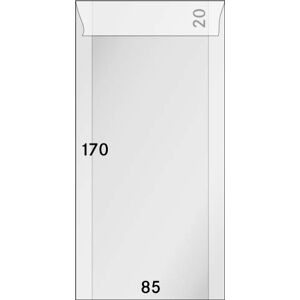 LINDNER Das Original Sachets Cristal 85 x 170 + 20 mm Paquet de 500 - Publicité LINDNER Das Original Sachets Cristal 85 x 170 + 20 mm Paquet de 500 - Publicité
