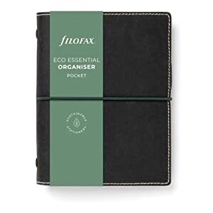 Filofax Eco Essential Organiseur de poche Ébène - Publicité Filofax Eco Essential Organiseur de poche Ébène - Publicité