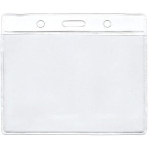 CKB LTD Lot De 50 claire horizontal porte badge transparent en plastique porte-cartes etanche pour d'identité étiquette pour nom, Carte École D'étudiant, Carte de Visite 118 x 110mm Holds 115 x 95mm - Publicité CKB LTD Lot De 50 claire horizontal porte badge transparent en plastique porte-cartes etanche pour d'identité étiquette pour nom, Carte École D'étudiant, Carte de Visite 118 x 110mm Holds 115 x 95mm - Publicité