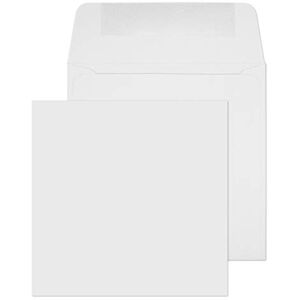 Blake Everyday enveloppe (10 x 10cm) lot de 500 unités 100 GSM enveloppes blanches gommées enveloppe mariage enveloppes carrées Modèle 0100G - Publicité Blake Everyday enveloppe (10 x 10cm) lot de 500 unités 100 GSM enveloppes blanches gommées enveloppe mariage enveloppes carrées Modèle 0100G - Publicité