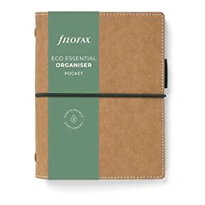 Filofax Eco Essential Organiseur de poche Chêne doré - Publicité Filofax Eco Essential Organiseur de poche Chêne doré - Publicité
