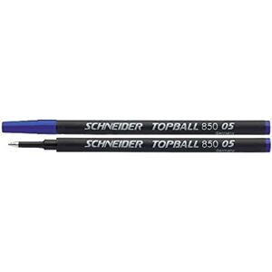 Schneider Electric SCHNEIDER Lot de 2 Recharges pour roller Topball 850 Pointe Conique Moyenne 05 Bleu - Publicité Schneider Electric SCHNEIDER Lot de 2 Recharges pour roller Topball 850 Pointe Conique Moyenne 05 Bleu - Publicité