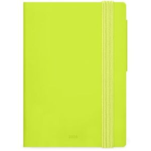 LEGAMI Agenda journalier petit 2026, Chartreuse, 12 mois petit, fermeture avec élastique, journal de janvier 2026 à décembre 2026, en papier FSC certifié, 9,5 x 13,5 cm - Publicité LEGAMI Agenda journalier petit 2026, Chartreuse, 12 mois petit, fermeture avec élastique, journal de janvier 2026 à décembre 2026, en papier FSC certifié, 9,5 x 13,5 cm - Publicité