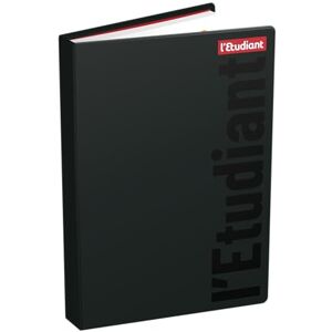 L'Etudiant Agenda Scolaire 2025 2026 Couverture PVC 12X18cm journalier Noir - Publicité L'Etudiant Agenda Scolaire 2025 2026 Couverture PVC 12X18cm journalier Noir - Publicité