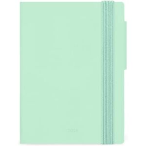 LEGAMI Agenda hebdomadaire Mini 2026, Pastel Mint, 12 mois Mini, carnet d'adresses inclus, fermeture avec élastique, journal de janvier 2026 à décembre 2026, en papier FSC certifié, 8 x 10 cm - Publicité LEGAMI Agenda hebdomadaire Mini 2026, Pastel Mint, 12 mois Mini, carnet d'adresses inclus, fermeture avec élastique, journal de janvier 2026 à décembre 2026, en papier FSC certifié, 8 x 10 cm - Publicité