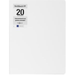 Pagna Office 21009-02 Porte-vues A4 Polypropylène Blanc - Publicité Pagna Office 21009-02 Porte-vues A4 Polypropylène Blanc - Publicité