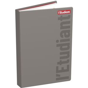 L'Etudiant Agenda Scolaire 2025 2026 Couverture PVC 12X18cm journalier Taupe - Publicité L'Etudiant Agenda Scolaire 2025 2026 Couverture PVC 12X18cm journalier Taupe - Publicité