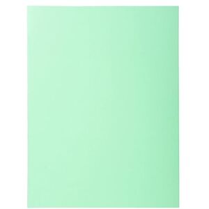 Exacompta Paquet de 100 chemises Super 250 en carte 210 g, coloris vert clair - Publicité Exacompta Paquet de 100 chemises Super 250 en carte 210 g, coloris vert clair - Publicité