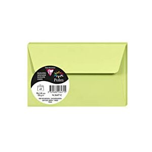 Clairefontaine 26471C Sachet de 5 Enveloppes Auto-Adhésives Format 9x14cm 120g/m² Coloris Vert Bourgeon Invitation Evènements et Correspondance Gamme Pollen Papier Premium Lisse - Publicité Clairefontaine 26471C Sachet de 5 Enveloppes Auto-Adhésives Format 9x14cm 120g/m² Coloris Vert Bourgeon Invitation Evènements et Correspondance Gamme Pollen Papier Premium Lisse - Publicité