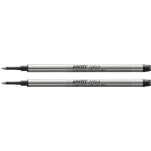 Lamy M63 recharge roller en métal grande capacité – Lot de 2 – Recharge originale pour tous les stylos roller avec capuchon – Indélébile – Largeur de trait large, encre noire - Publicité Lamy M63 recharge roller en métal grande capacité – Lot de 2 – Recharge originale pour tous les stylos roller avec capuchon – Indélébile – Largeur de trait large, encre noire - Publicité