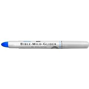 G.T. Luscombe Company, Inc. Bible Mild-Glider Surligneur en gel pour étude de la Bible, pas de bavure solide, pas de bavure ou de décoloration, durable, marqueur sec de couleur translucide, bleu doux - Publicité G.T. Luscombe Company, Inc. Bible Mild-Glider Surligneur en gel pour étude de la Bible, pas de bavure solide, pas de bavure ou de décoloration, durable, marqueur sec de couleur translucide, bleu doux - Publicité